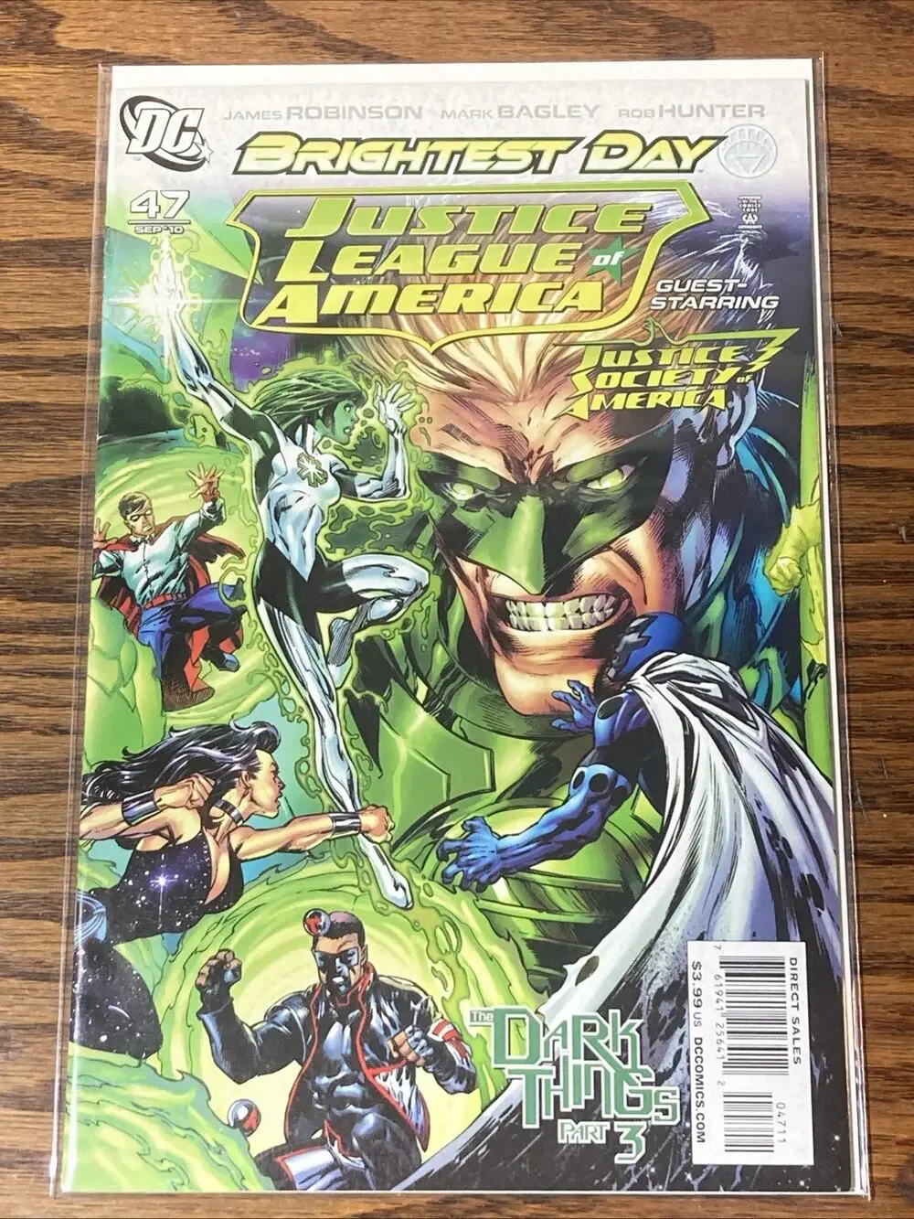 Justice League of America The Dark Things Part 3 #47 Sept 2010 DC Comics